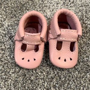 Freshly Picked Blush Mary Jane Moccs